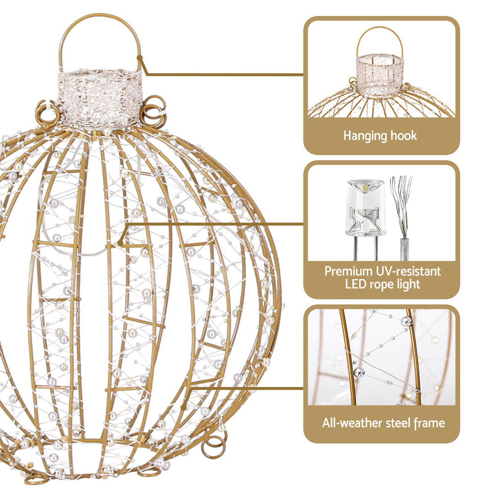 360 LED Fairy Light Ball Decorations Set (3pcs)