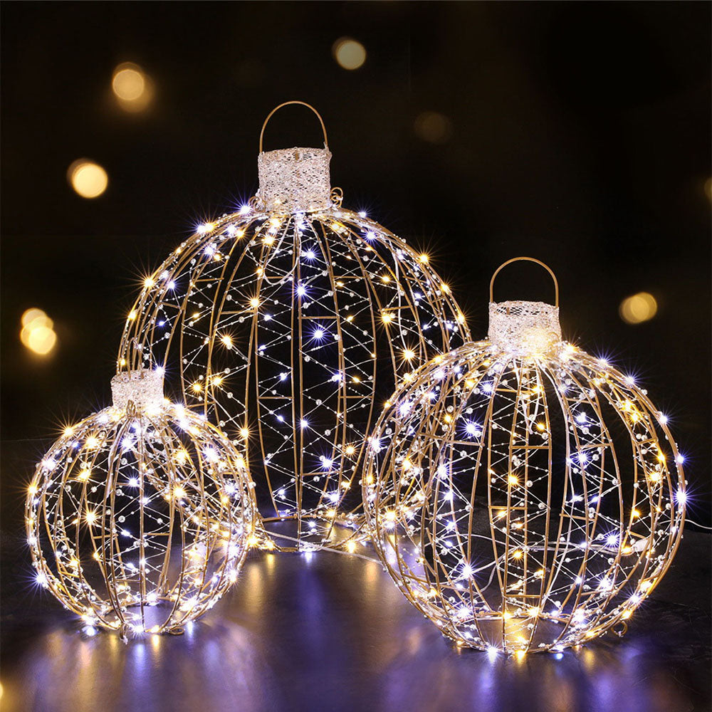 360 LED Fairy Light Ball Decorations Set (3pcs)