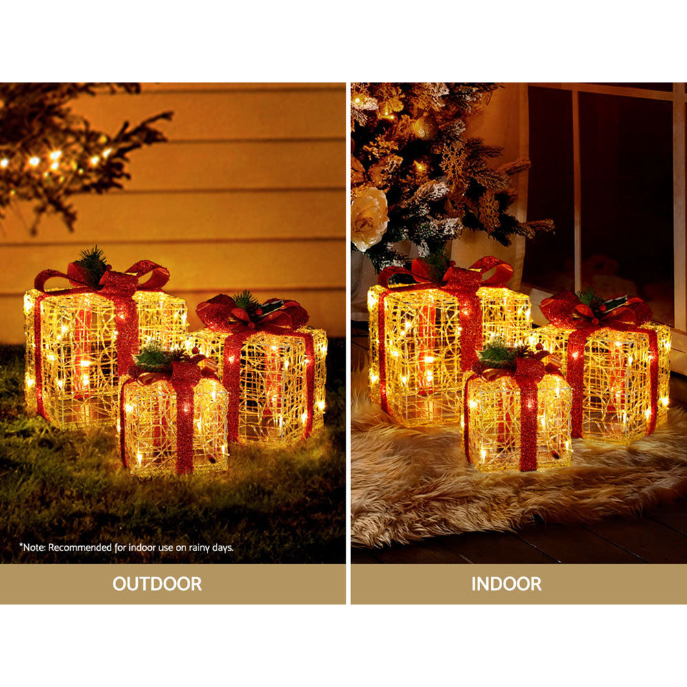 LED Christmas Lights Gift Box Set | 3 PCS