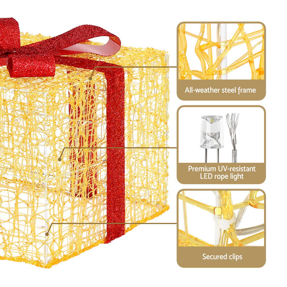 Christmas LED Fairy Light Gift Box (3pcs)