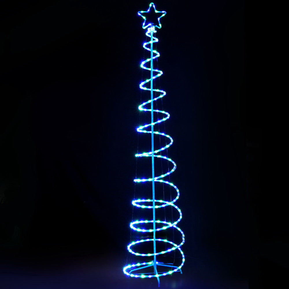 Solar Outdoor LED Christmas Tree Lights | 2.4m