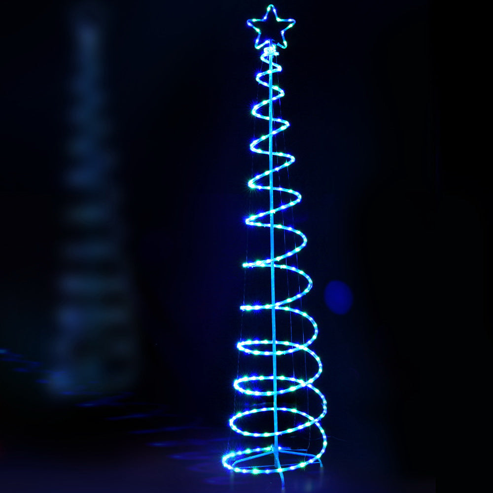 Solar Outdoor LED Christmas Tree Lights | 2.4m