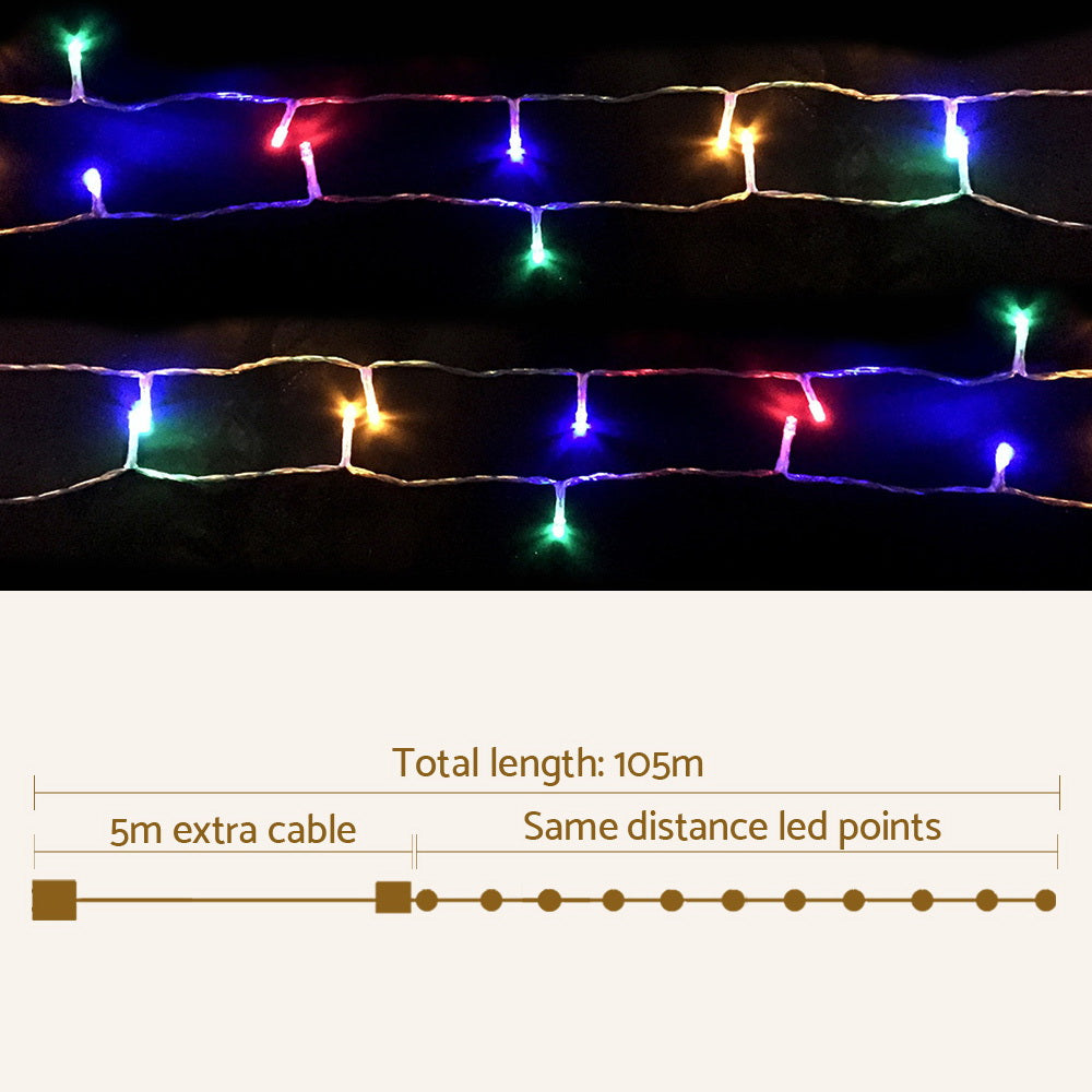 Christmas String Light (Colourful) | 100m