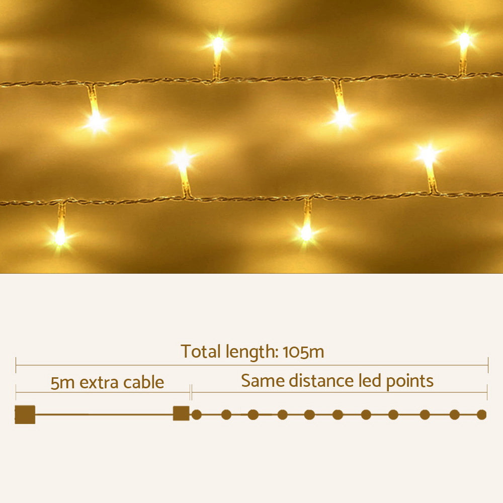 Christmas String Light (Warm White) | 100m