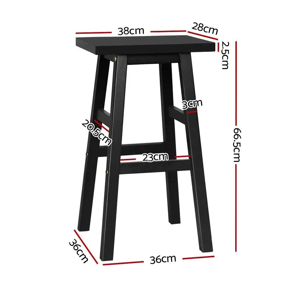 2x Baden Bar Stools | Black