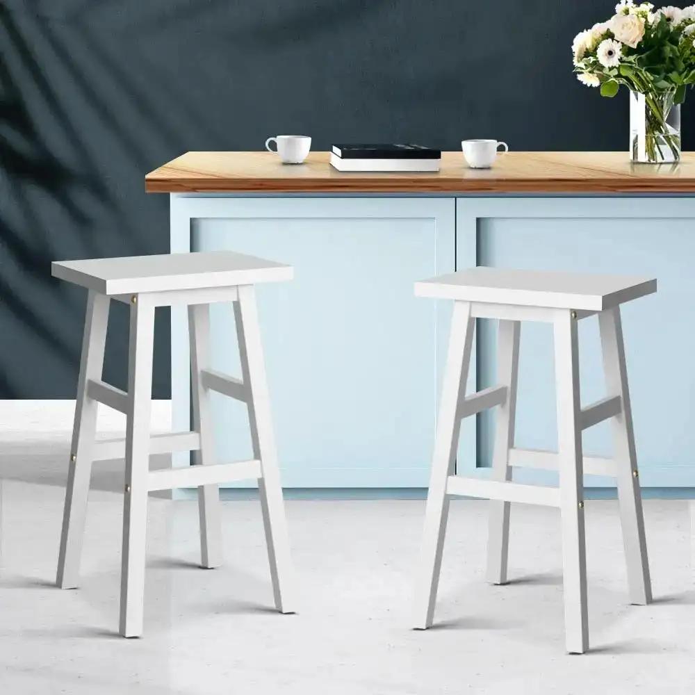 2x Baden Bar Stools | White