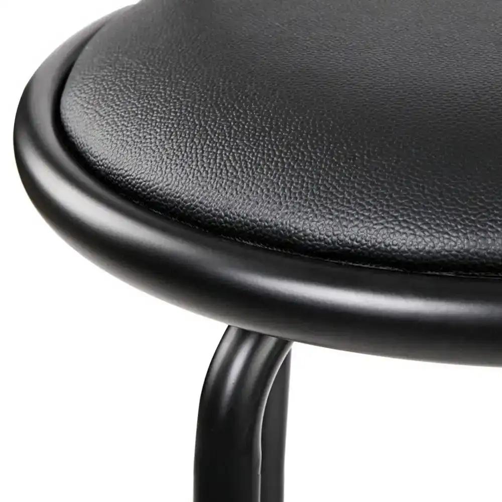 4x Elegance Swivel Bar Stools | Black