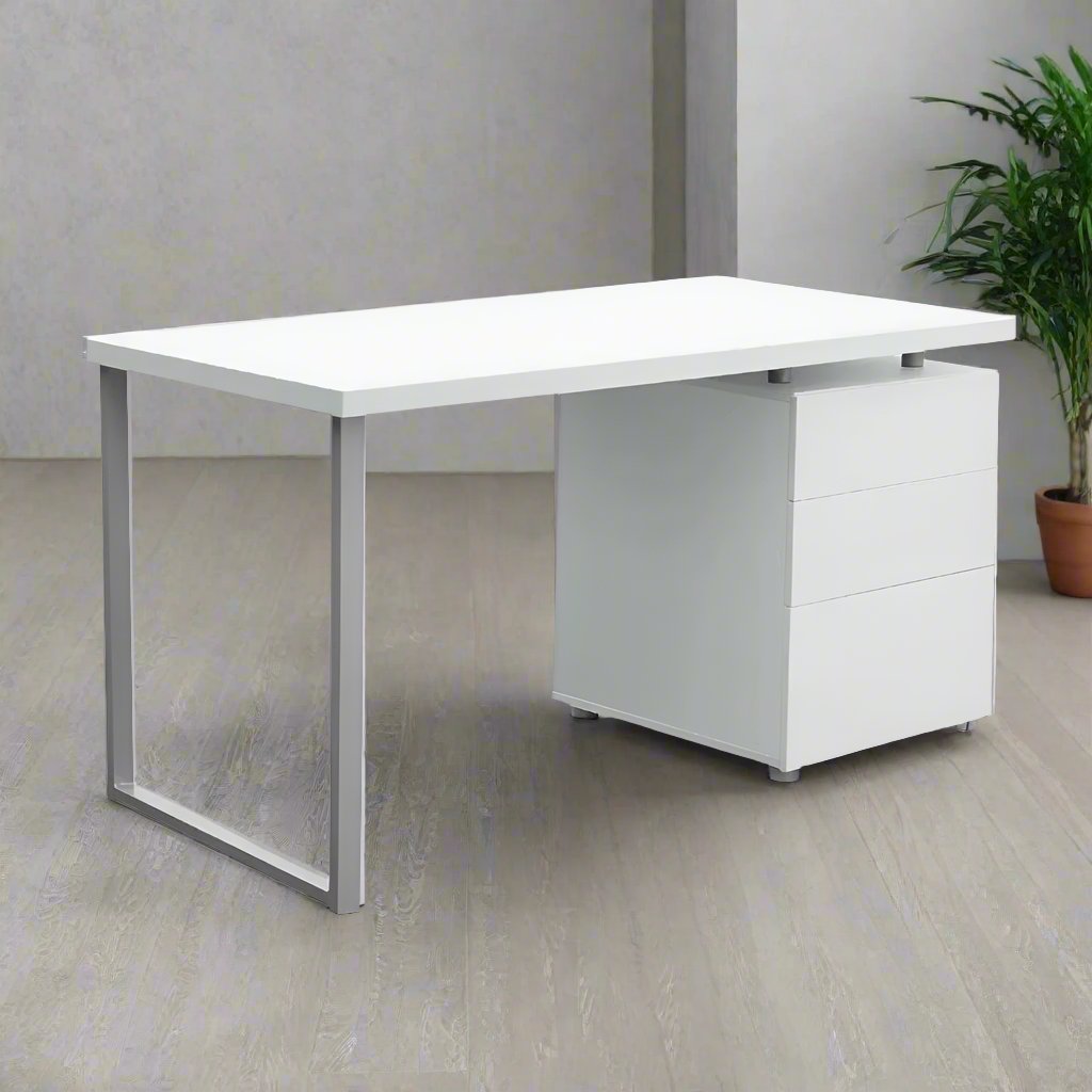 Vertex Computer Desk | White