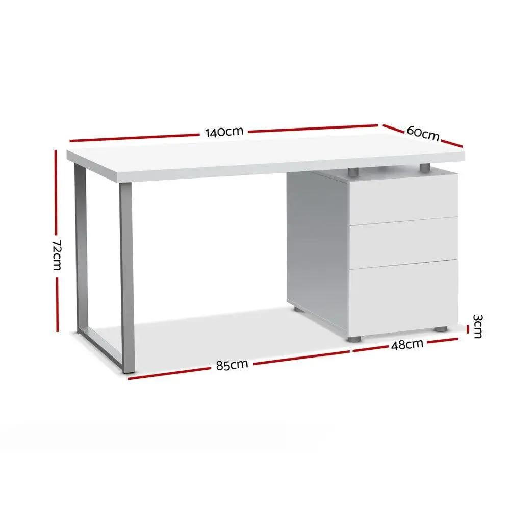 Vertex Computer Desk | White