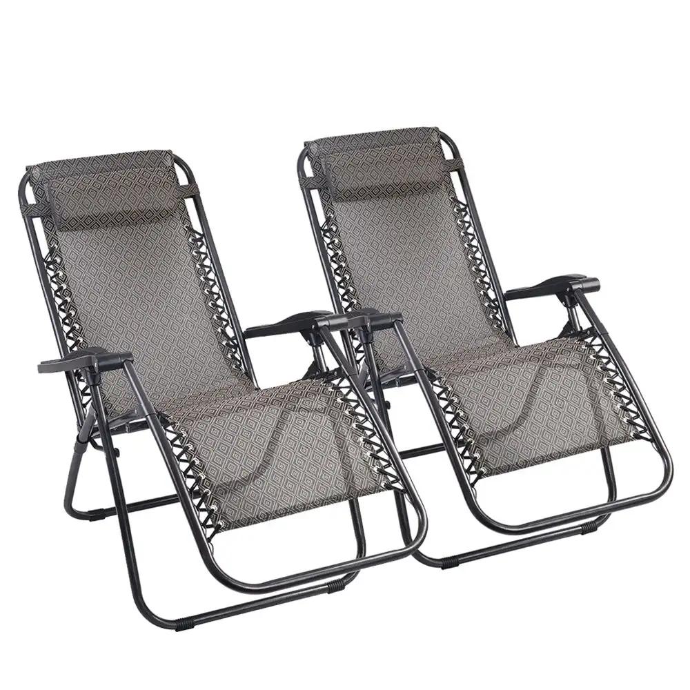 Zero Gravity Reclining Chairs x2 | Beige