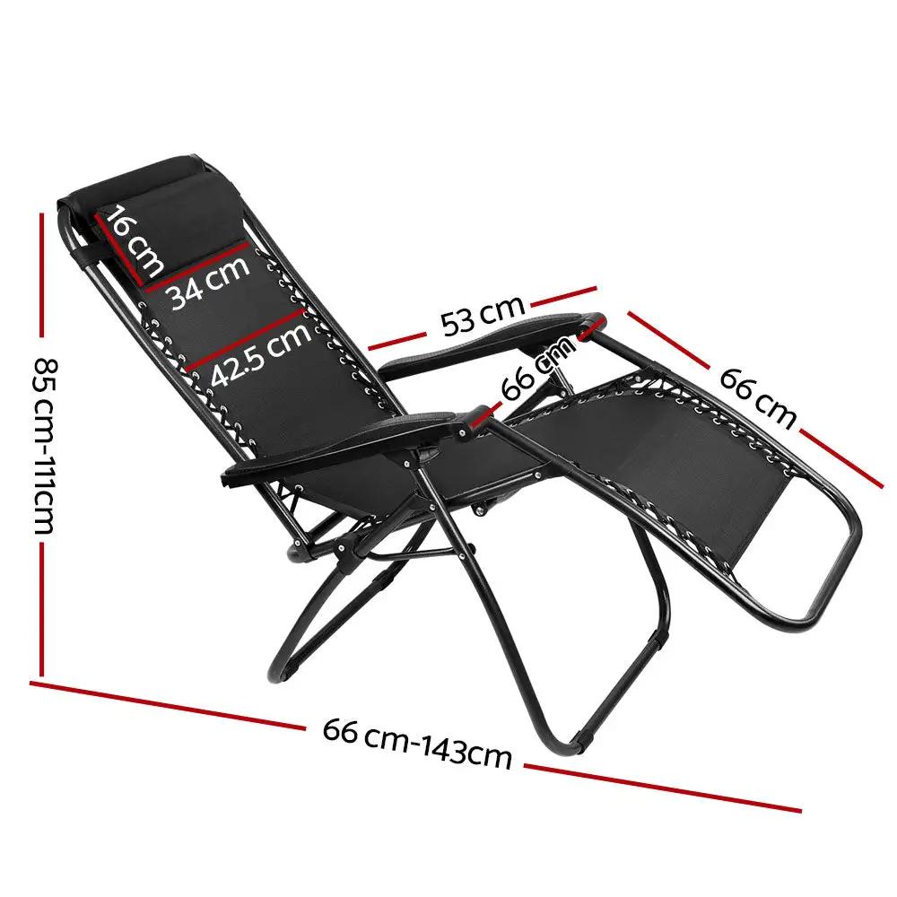 Zero Gravity Reclining Chair | Black