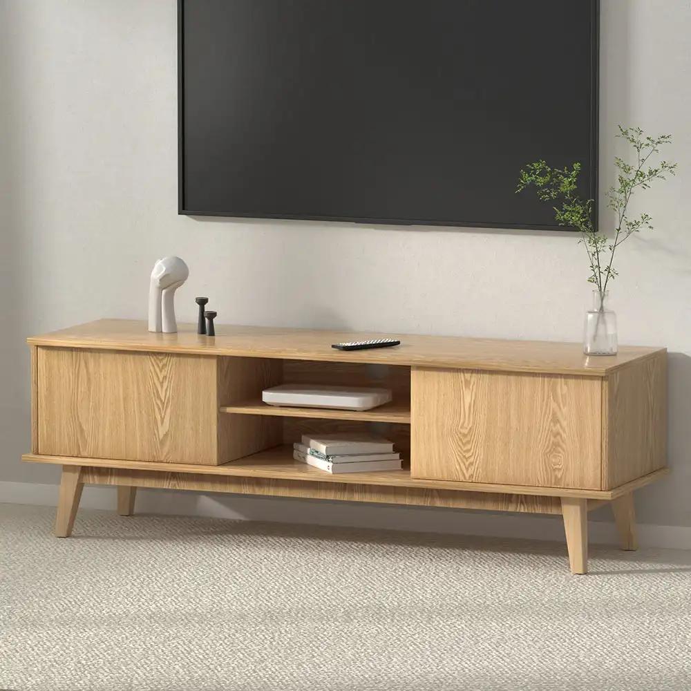 LuxeVista TV Entertainment Unit | Pine