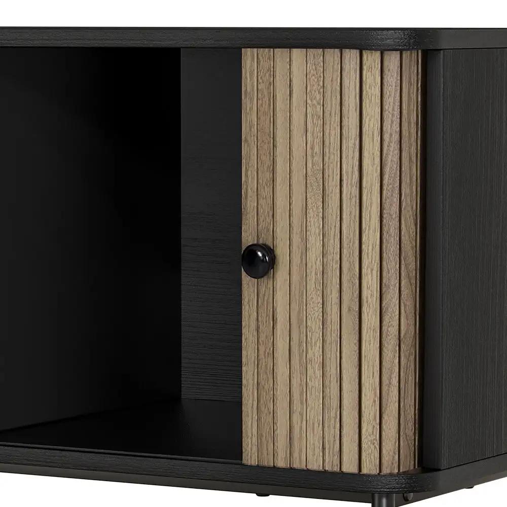 Bonel Entertainment Unit | Black & Pine | 150cm