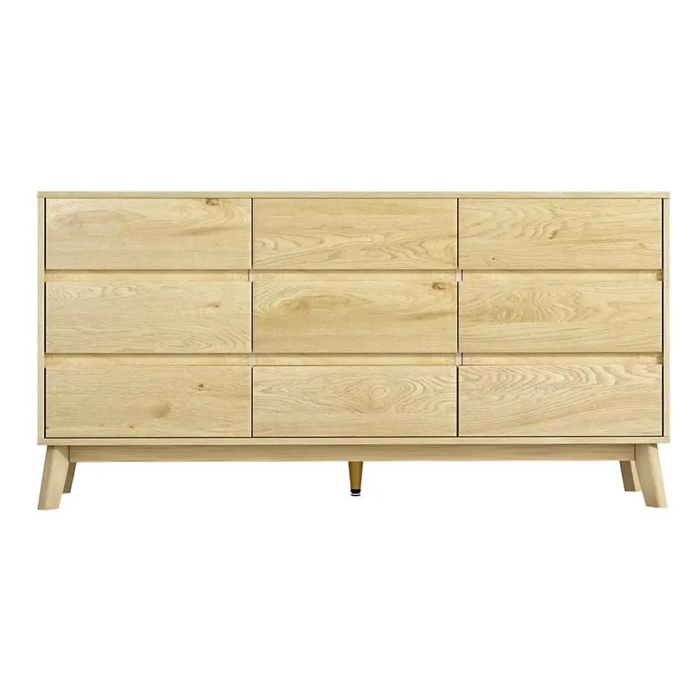 Horizon 9-Drawer Lowboy | Oak