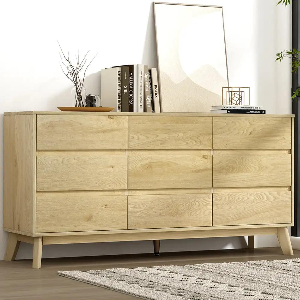 Horizon 9-Drawer Lowboy | Oak