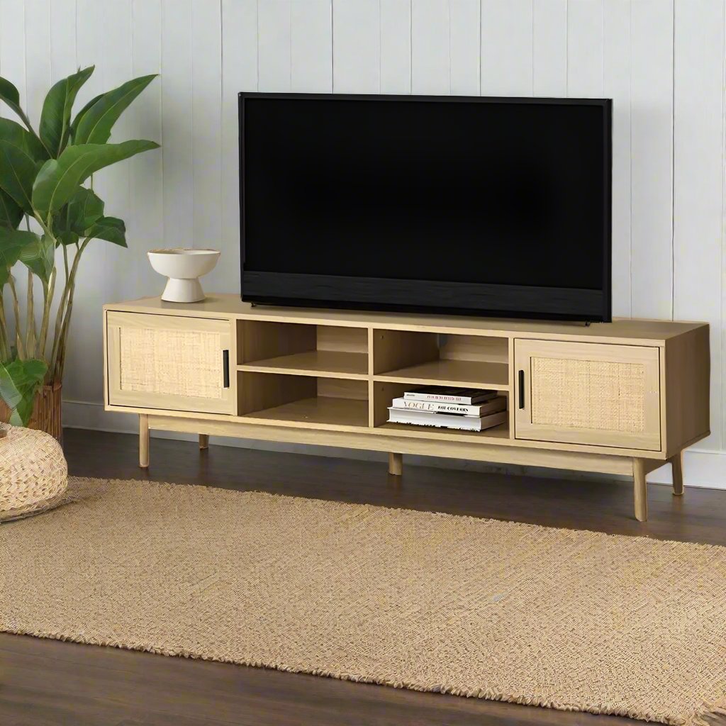 Coastal Chic Entertainment Unit | Wooden | 180cm