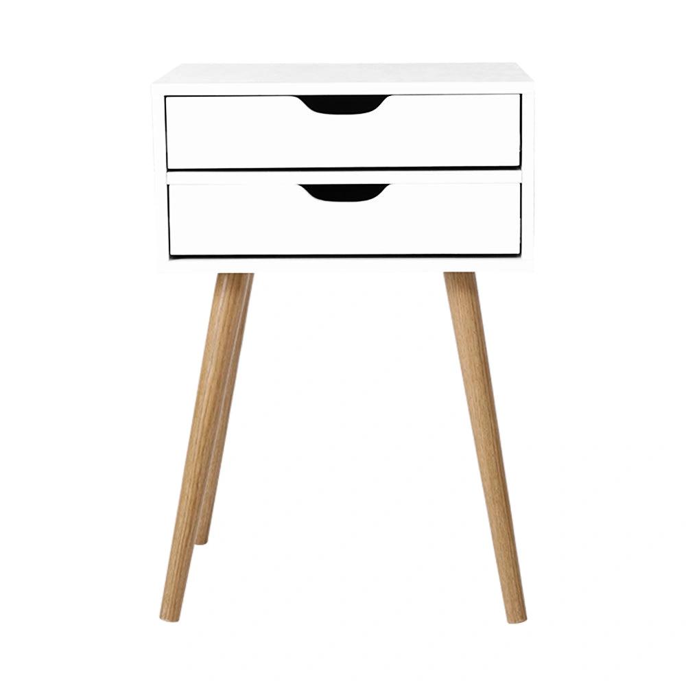 Avalon Bedside Table | White