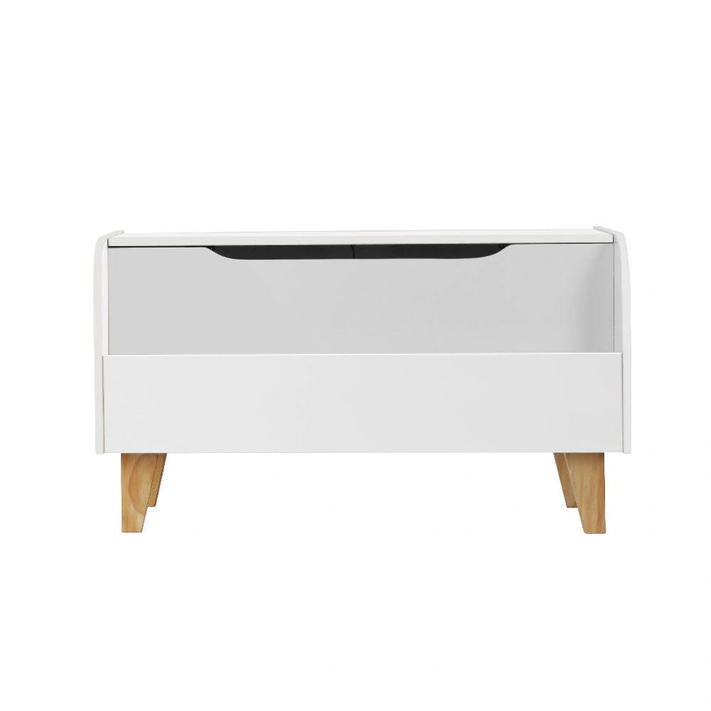 Kids Toy Box Bookshelf | White