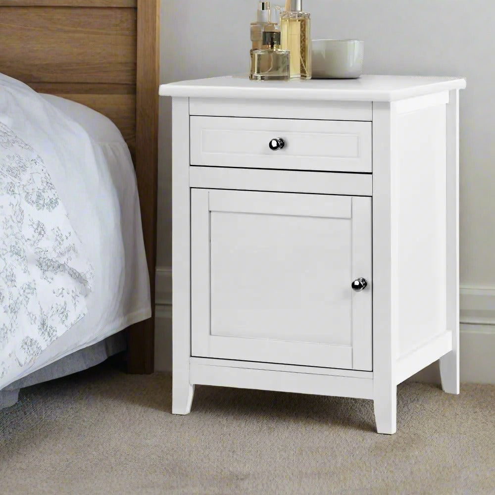 Camden Bedside Cabinet | White