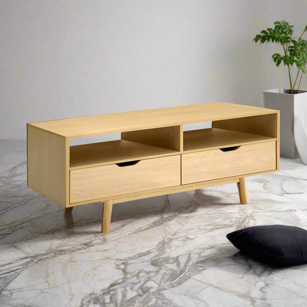 Nordic Elegance TV Cabinet | Pine | 120cm