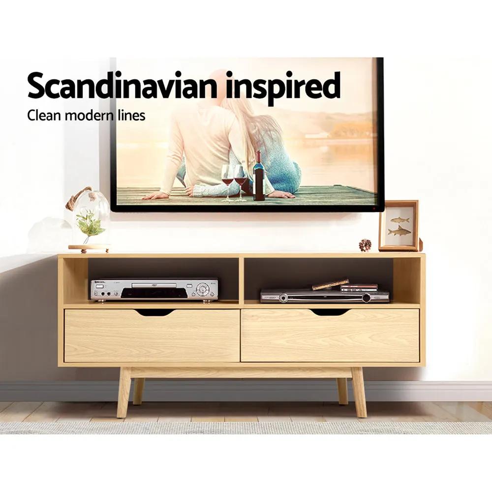 Nordic Elegance TV Cabinet | Pine | 120cm