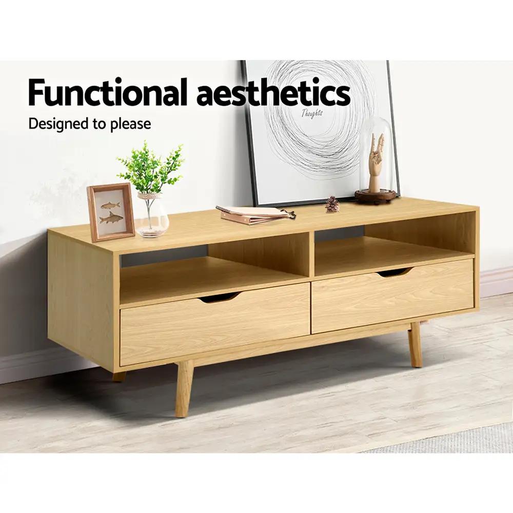 Nordic Elegance TV Cabinet | Pine | 120cm