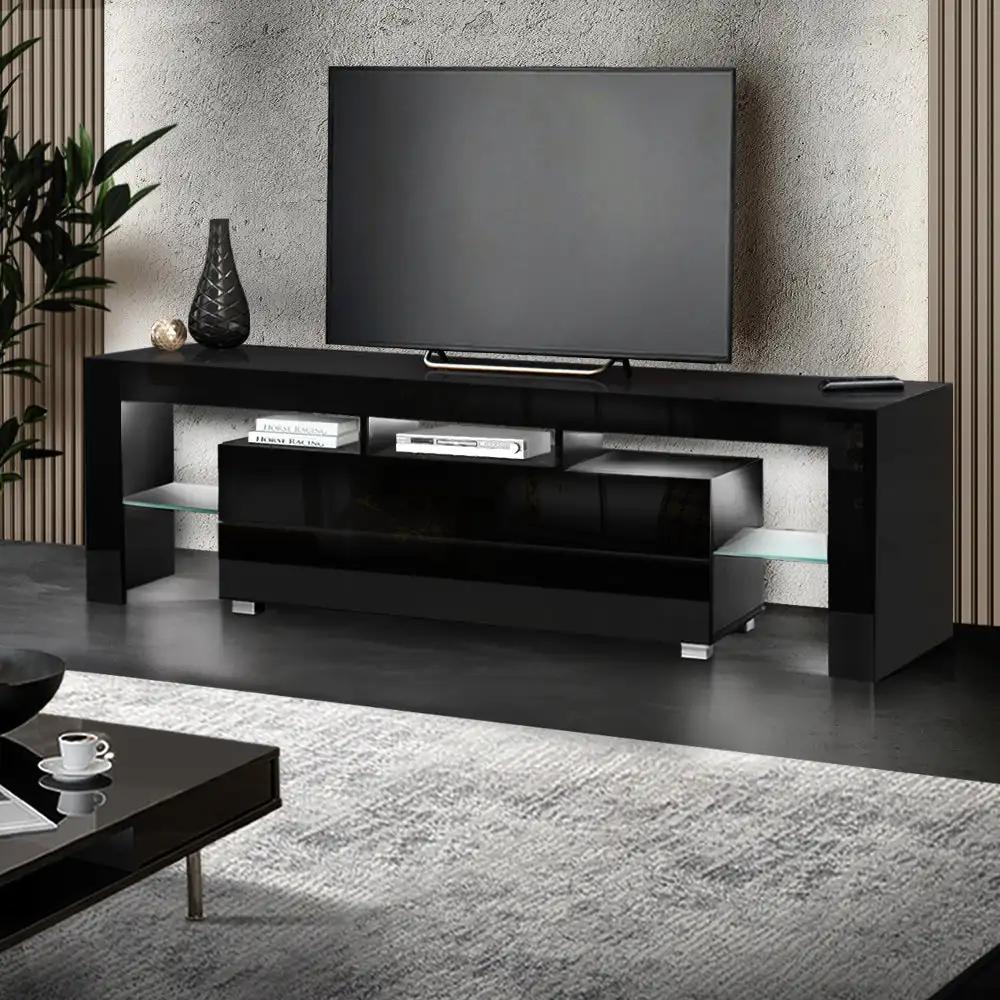 Lumos LED Entertainment Unit | Black | 160cm