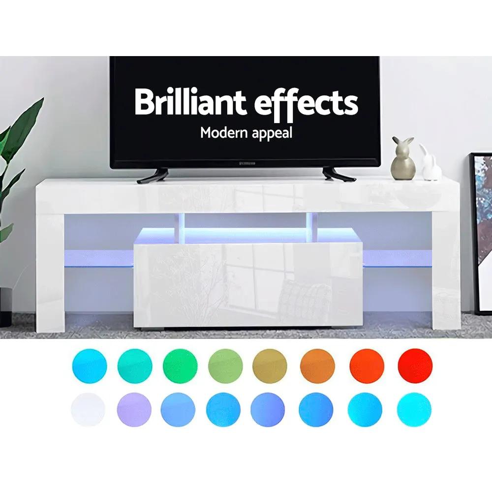 Spectra LED Entertainment Unit | White | 130cm