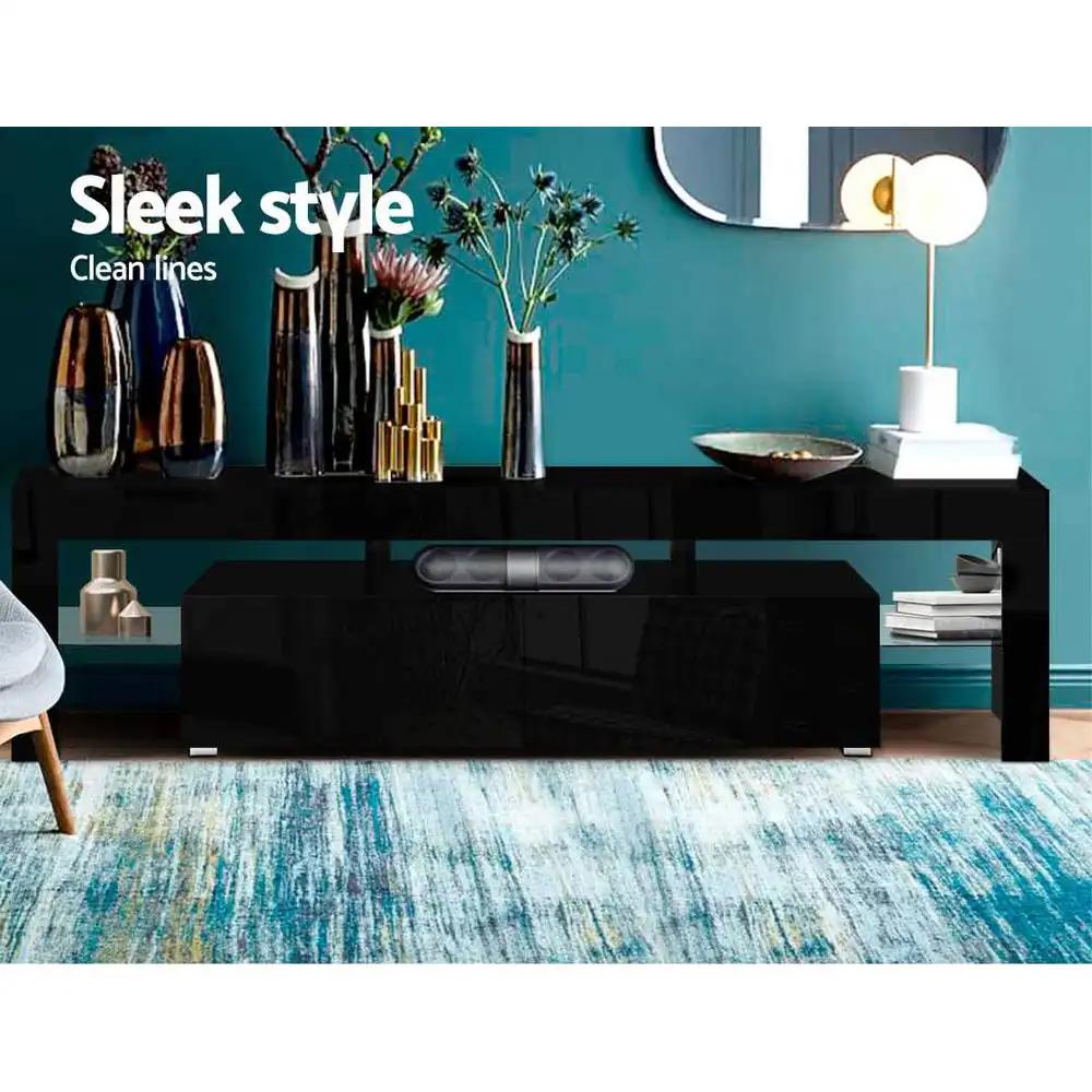 Stellar LED Entertainment Unit | Black | 189cm