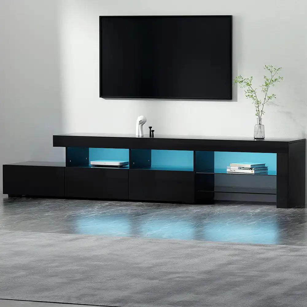 LumiGlow LED Entertainment Unit | Black