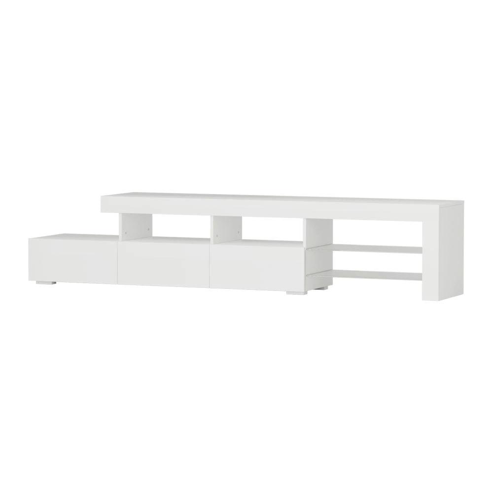 LumiGlow LED Entertainment Unit | White