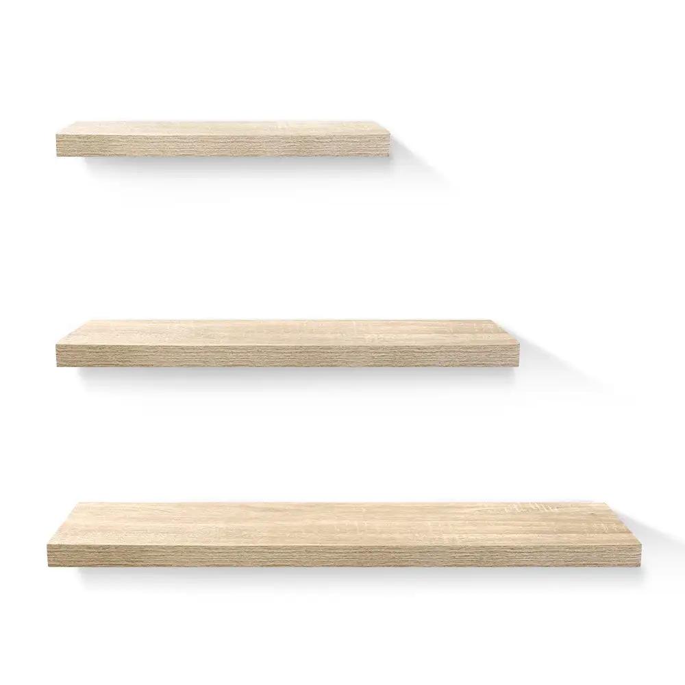 FlexiWall Floating Shelf Set | Oak