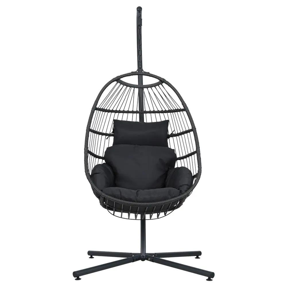 Horizon Luxe Hanging Pod Chair | Grey