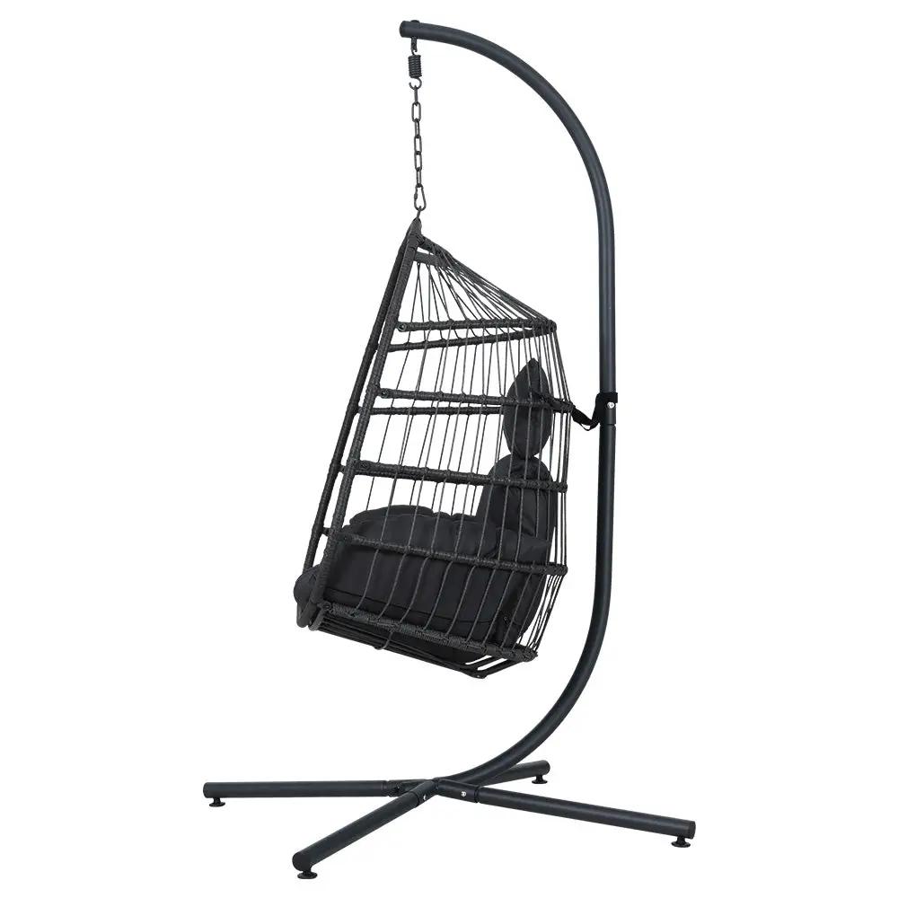 Horizon Luxe Hanging Pod Chair | Grey