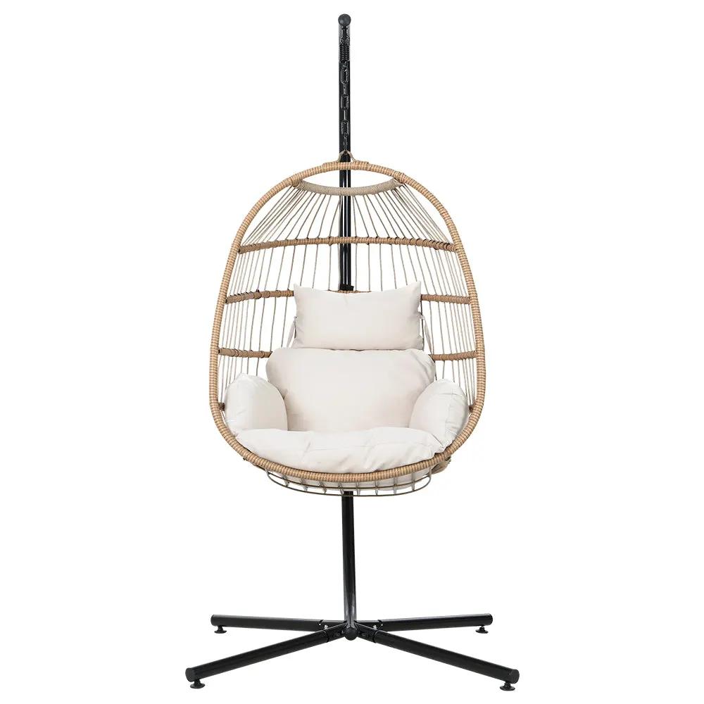 Horizon Luxe Hanging Pod Chair | Pine