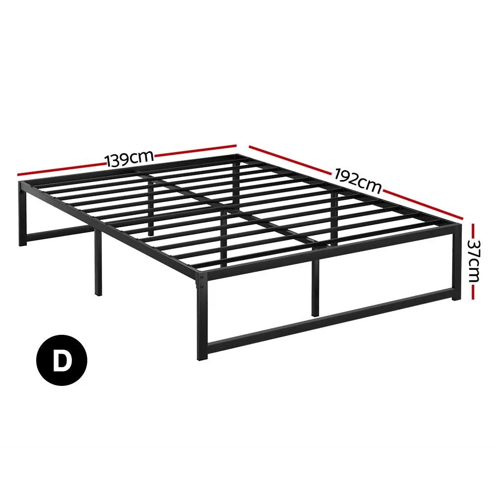 Double Metal Bed Frame | UrbanNest