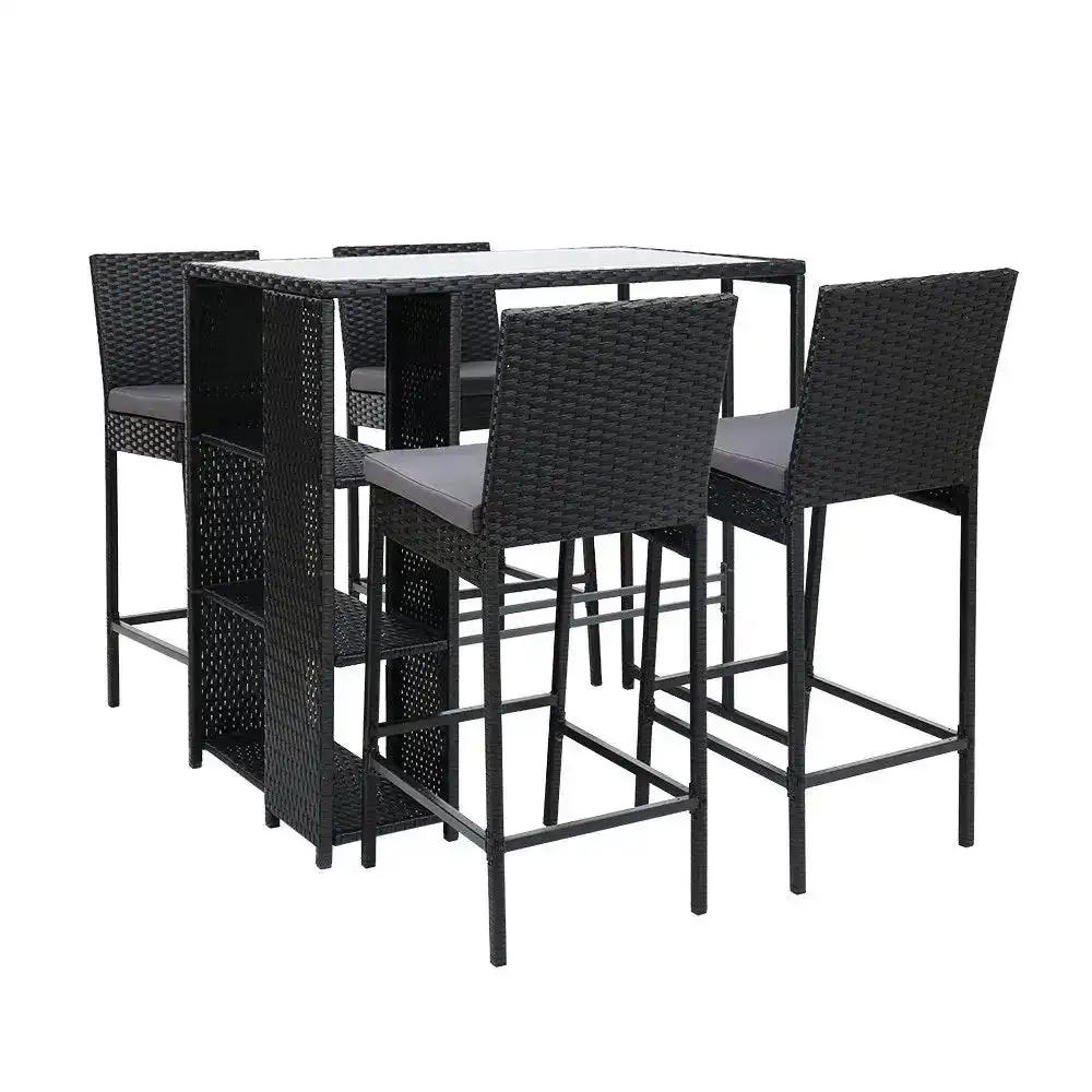 Elite Oasis 5-Piece Bar Set | Black