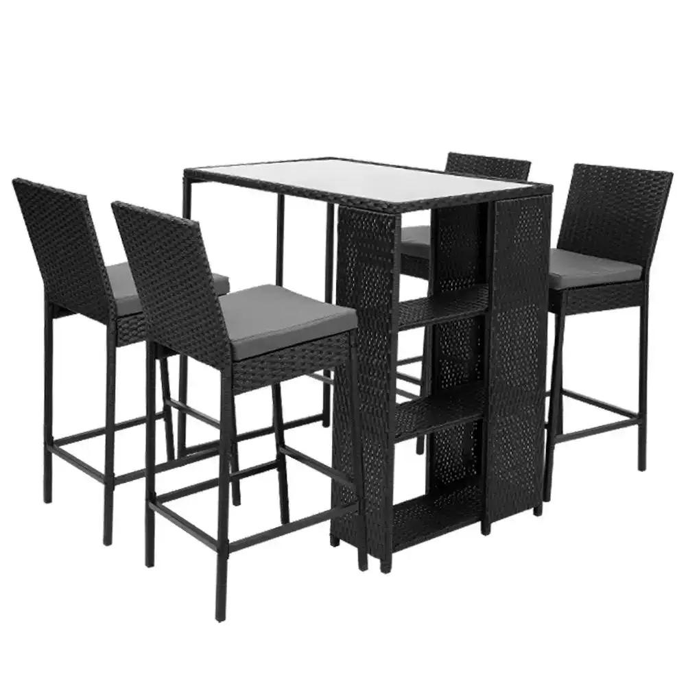 Elite Oasis 5-Piece Bar Set | Black