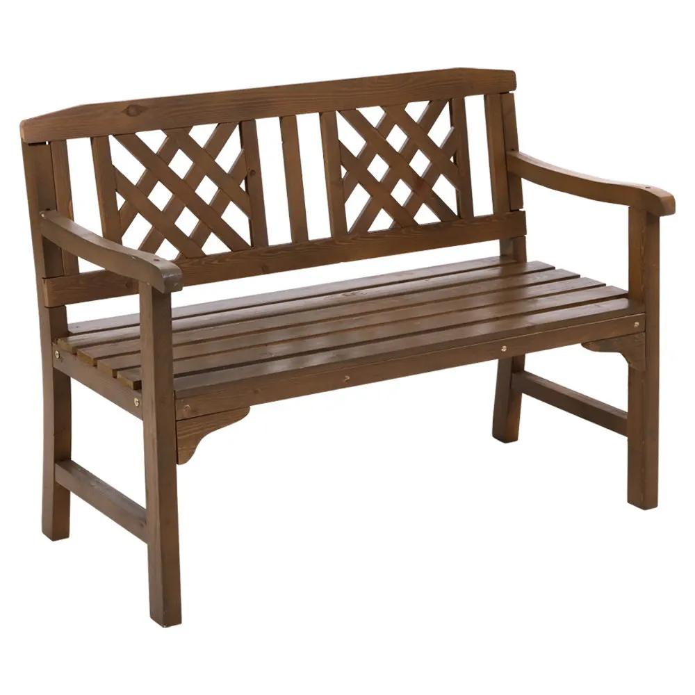 Standly Garden Bench | Natural Wood