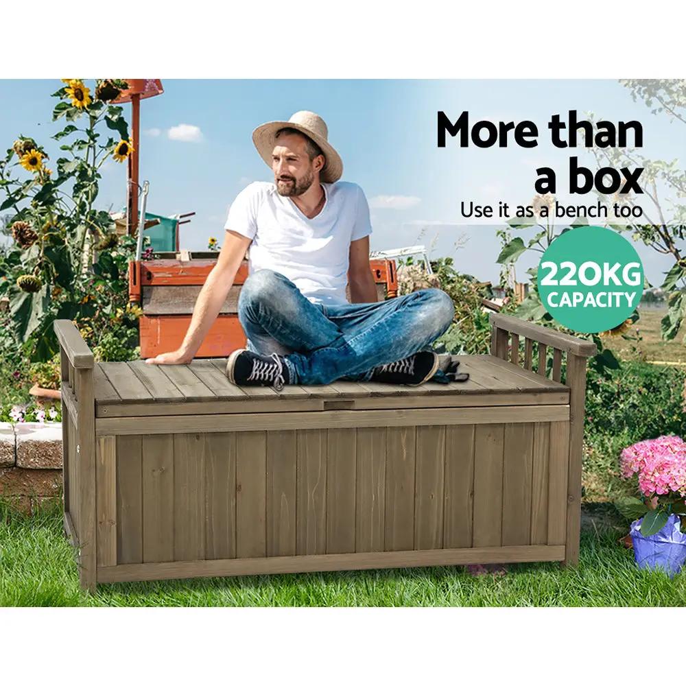 CedarView Storage Bench | Brown | 160L