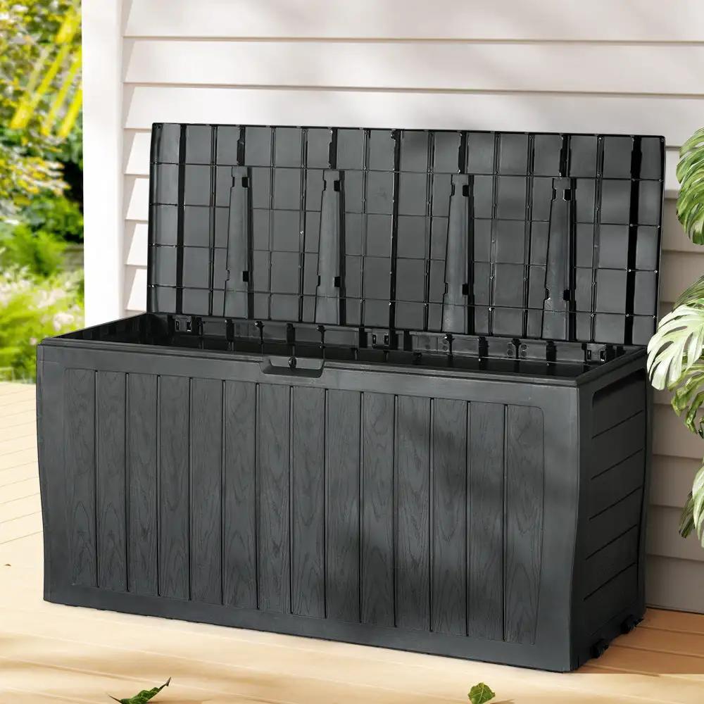 Voyager Outdoor Storage Box | Black | 220L