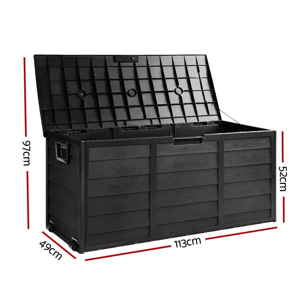 Highland Deluxe Storage Box | 290L | Black