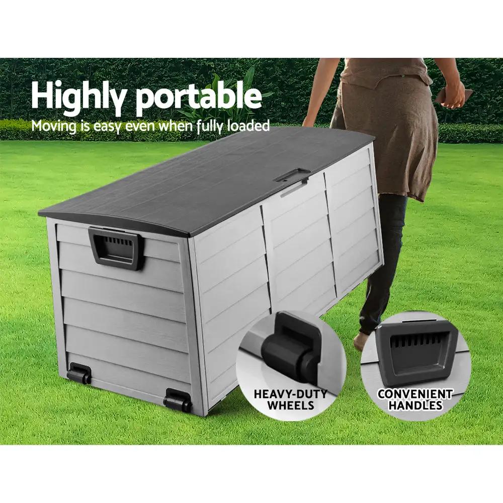 Highland Deluxe Storage Box | 290L | Black & Grey