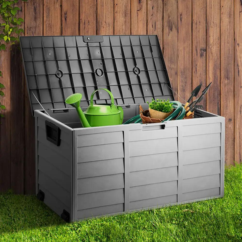 Highland Deluxe Storage Box | 290L | Black & Grey