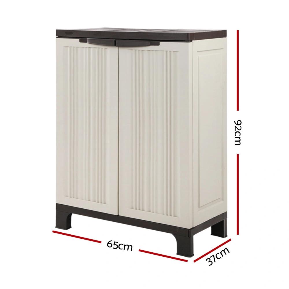 BotanicCraft Lockable Outdoor Storage Cabinet | 37cm x 65cm x 91cm