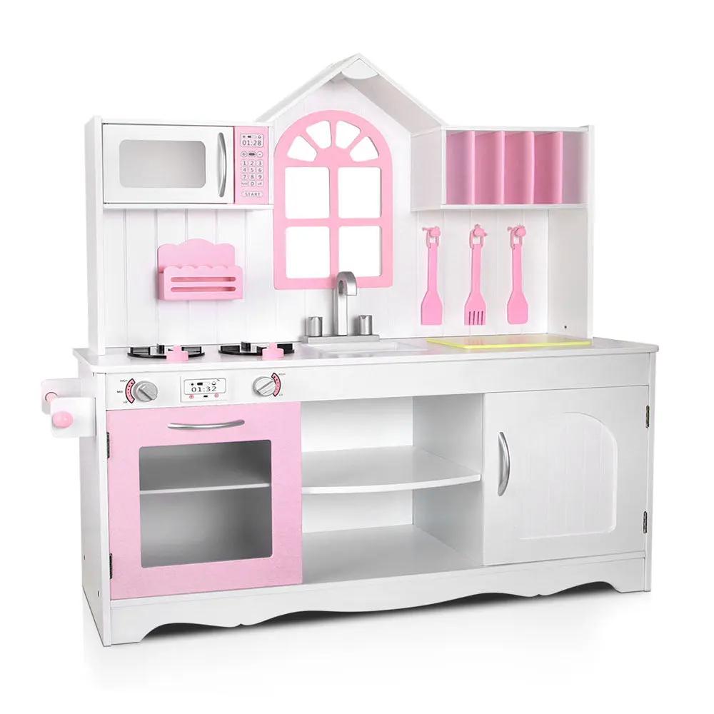 Princess Kitchen Play Set | White & Pink