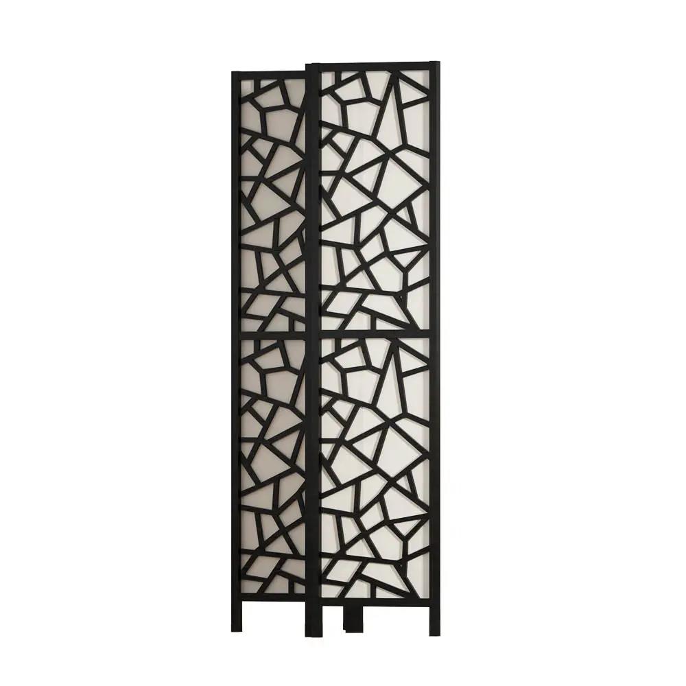 4 Panel Versatile Privacy Room Divider | Black