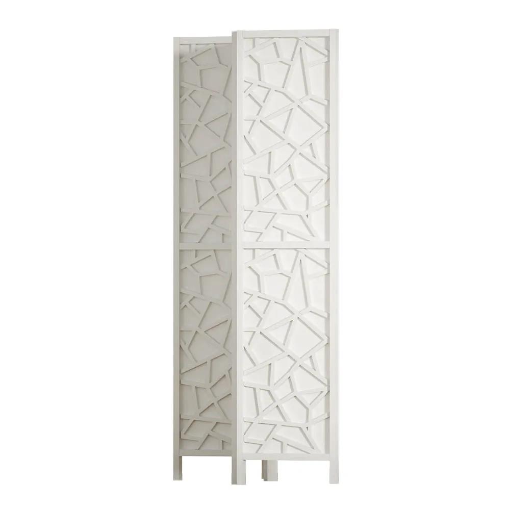 4 Panel Versatile Privacy Room Divider | White