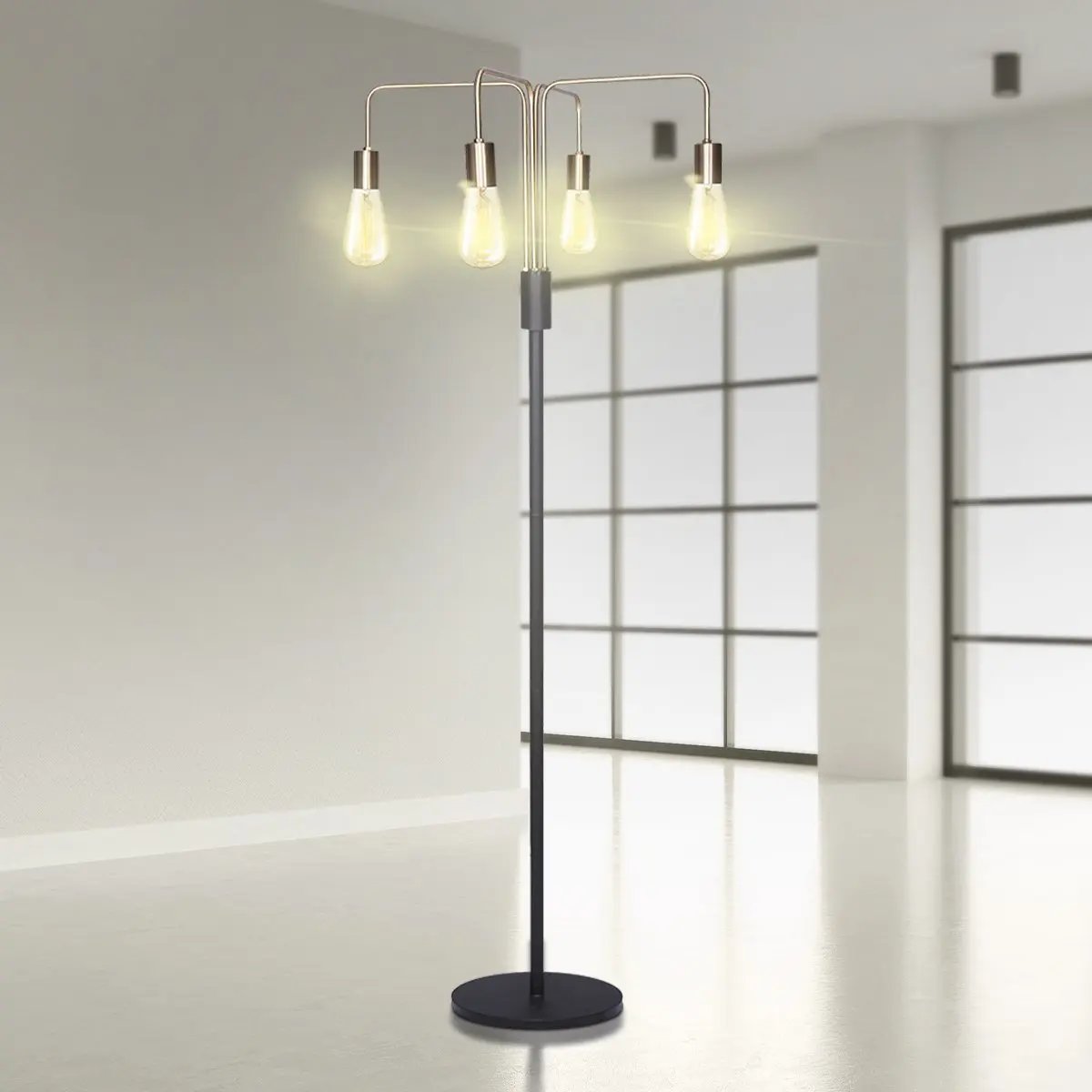 Industrial Luxe Floor Lamp