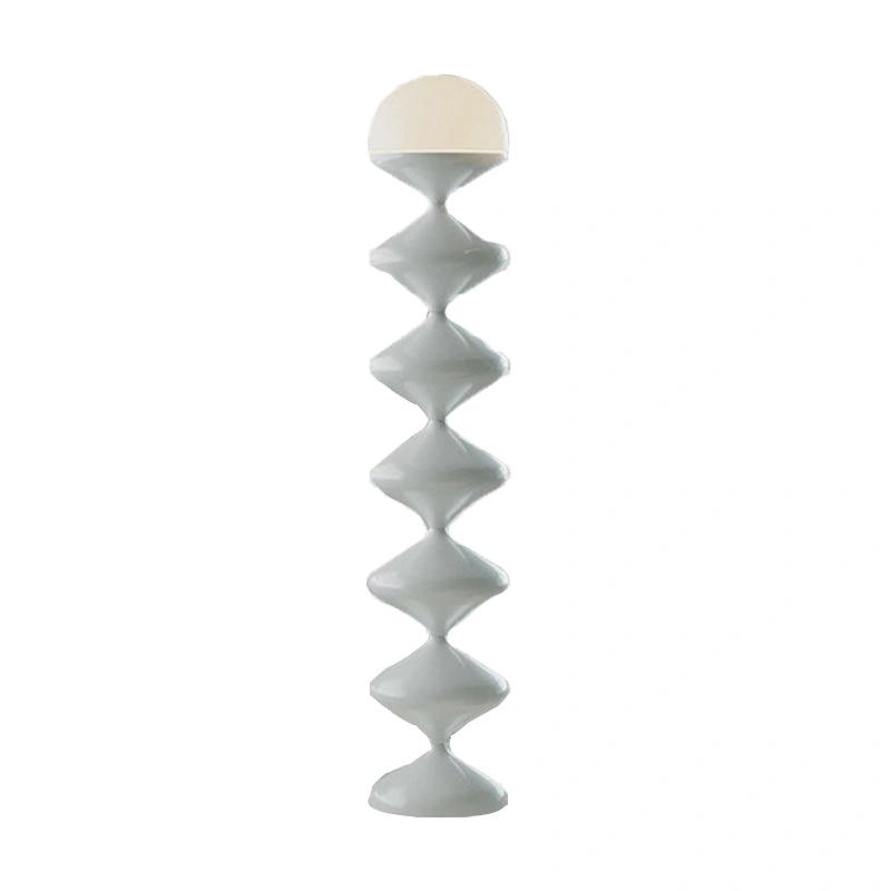 LED Dimmable Column Floor Lamp Hula - Decorative Standing Tall Corner Light - White